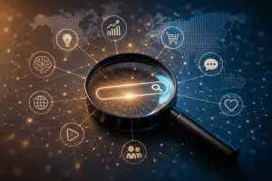 GEO SEO NOVA BUSCA01 1 A Nova Era das Buscas na Internet: GEO, IA Generativa e a Revolução da Descoberta Digital em 2026 O fim da busca tradicional? Entenda a nova onda que está transformando Google, ChatGPT e Inteligência Artificial